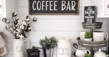 Diy Coffee Bar Ideas Stunning Farmhouse Style Beverage Stations
