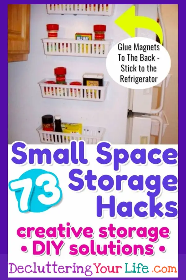 Small space storage hacks 