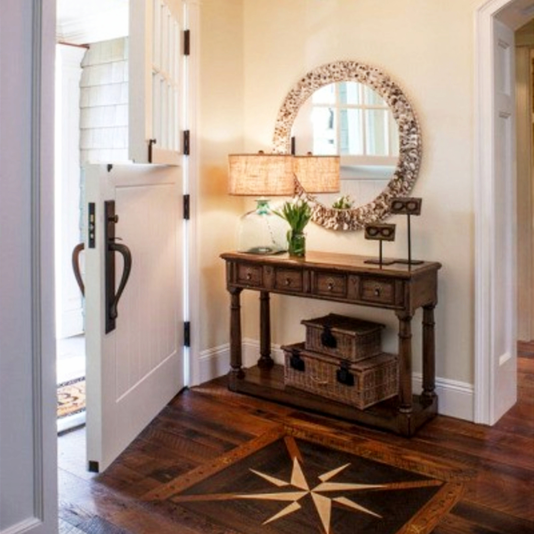 Foyer decor ideas and small entryway decorating ideas on a budget