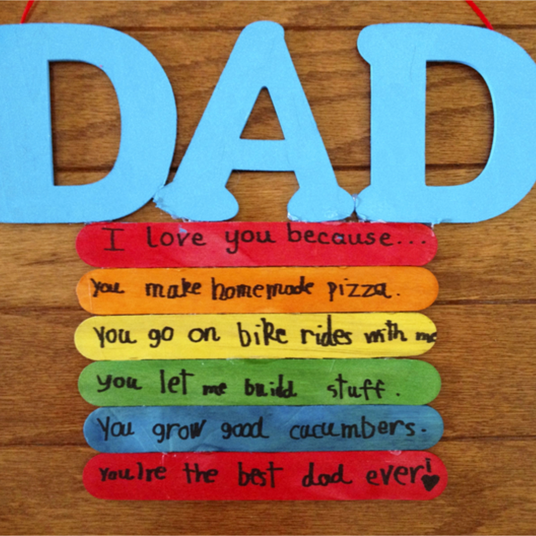 Easy Fathers Day Crafts for Kids - DIY Fathers Day Gifts From Kids - Quick and Easy Father's Day crafts and gift ideas