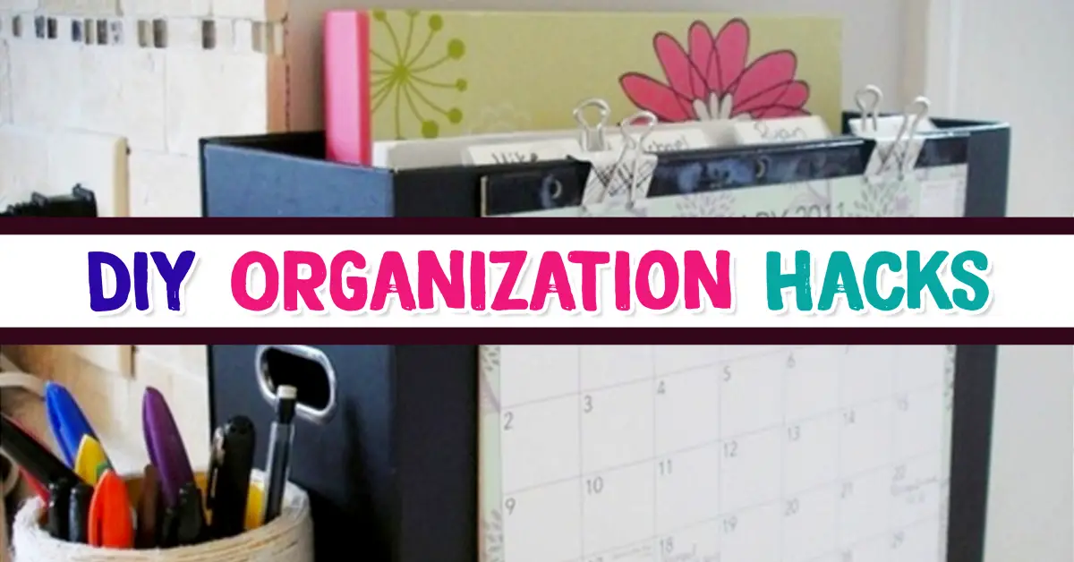 Cheap DIY Home Organization Hacks-45 Budget Friendly Ideas - DIY Organization Hacks for Decluttering Your Life