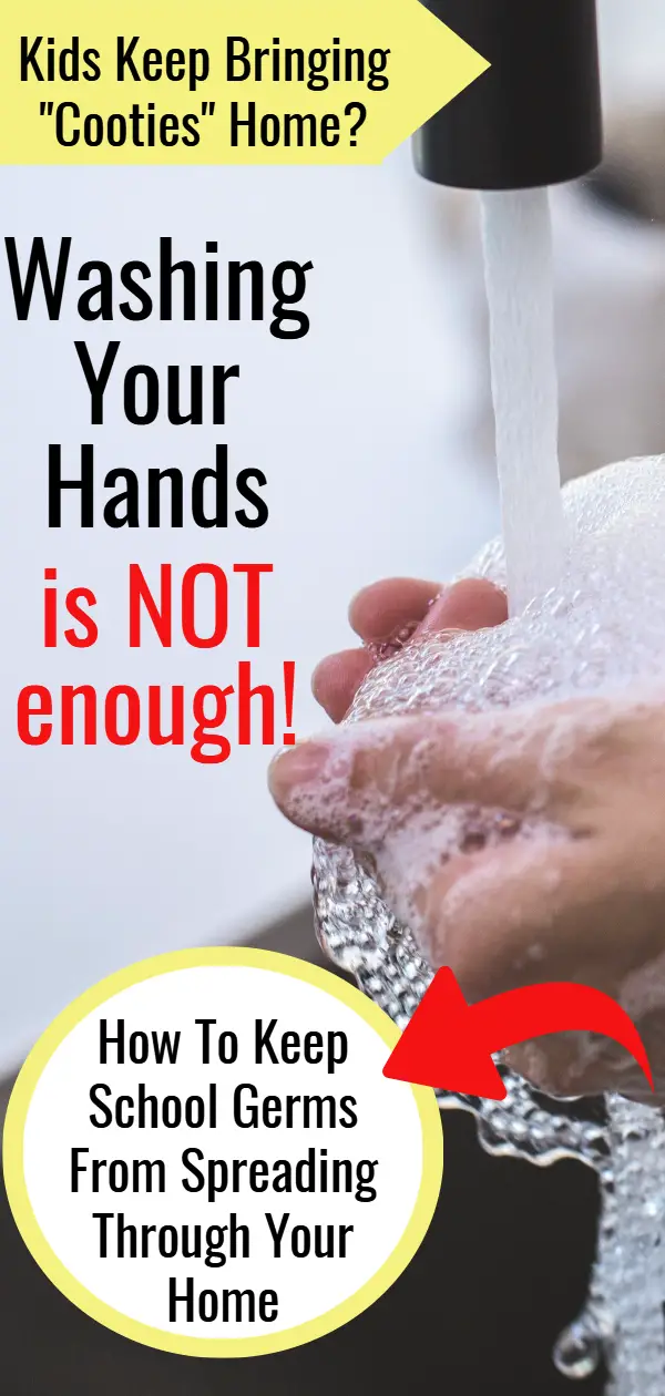 Stop Germs from Spreading! How To Stop the Stomach Bug, the Flu and other School Germs from Spreading through YOUR house and to YOU. Hand washing is NOT enough!
