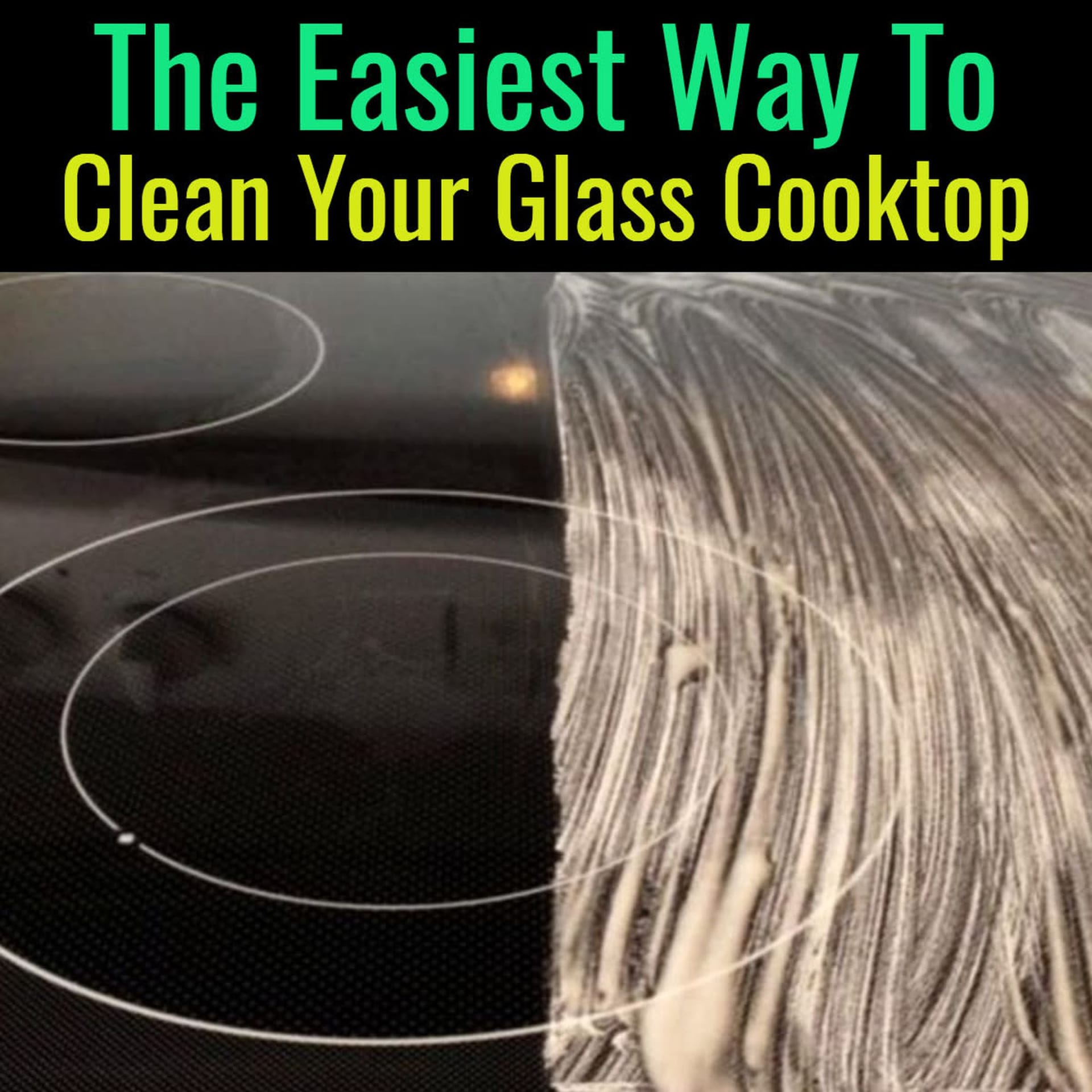 How To Clean Black Glasstop On Your Stove With 3 Common Household Items