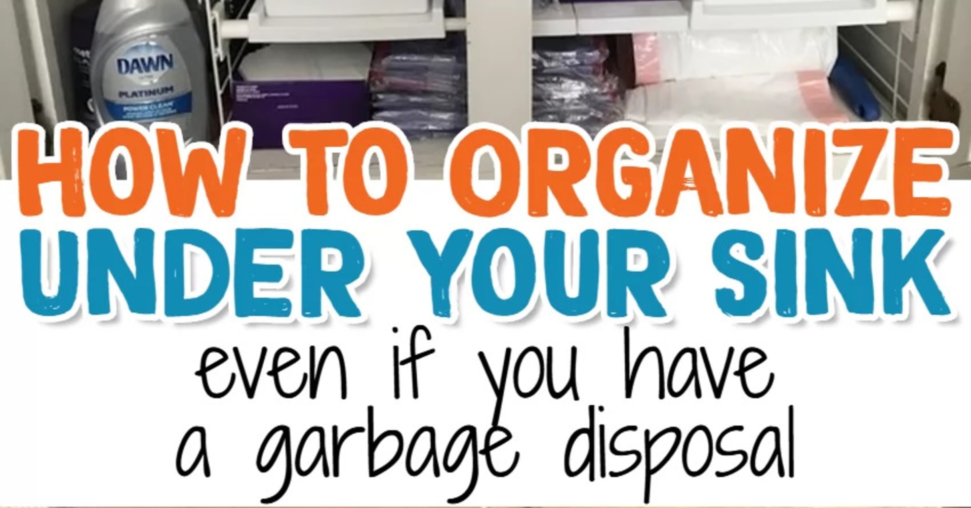 Kitchen organization hacks: how to organize under kitchen sink