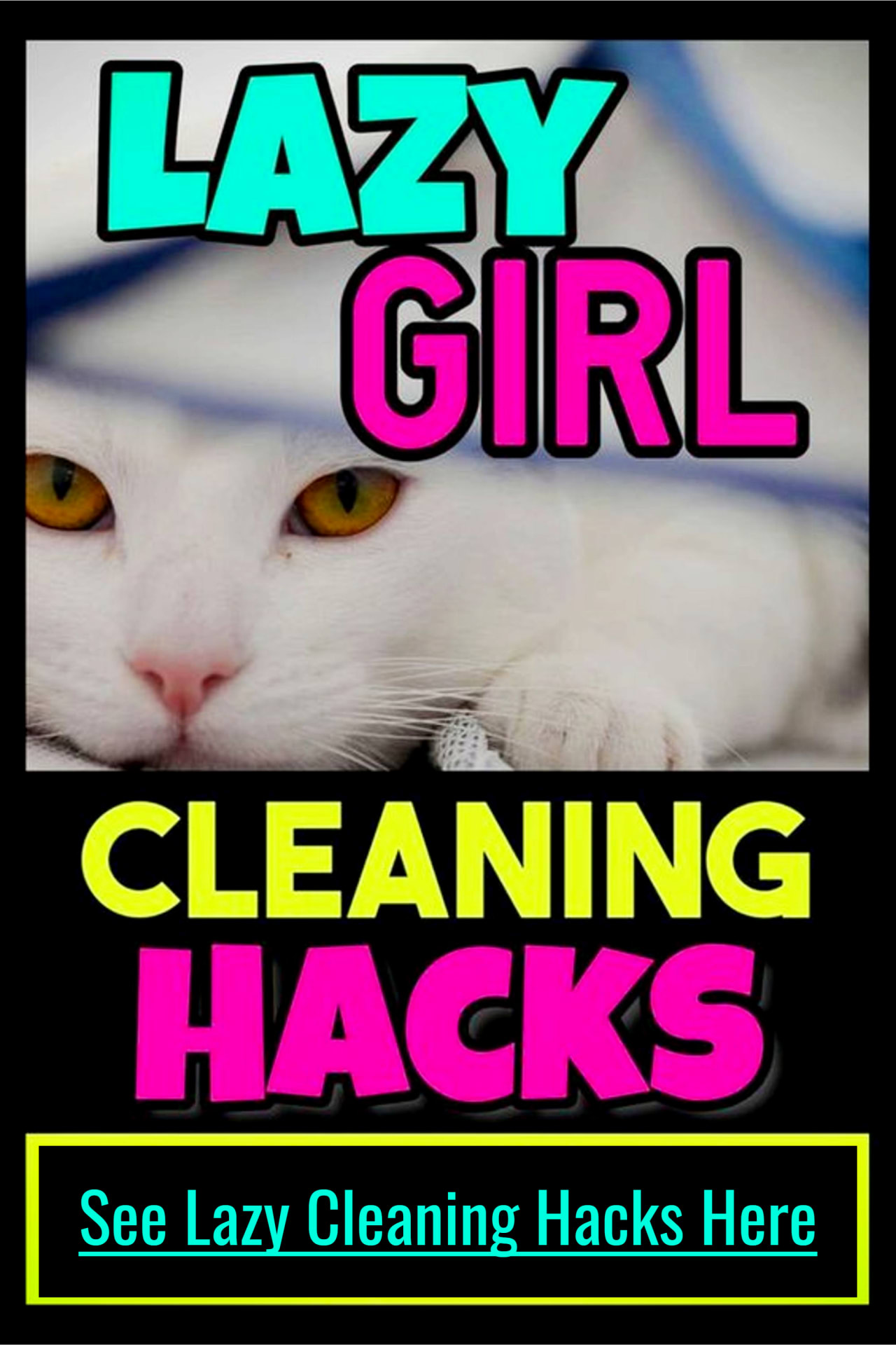 Lazy cleaning tips and cleaning hacks to clean a messy cluttered house FAST - even if feeling overwhelmed