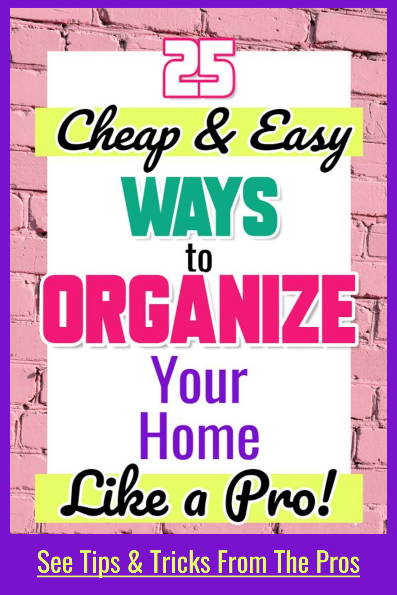 Cleaning tips and tricks from professional organizers to help you declutter and organize your home on a budget even if feeling overwhelmed with no motivation