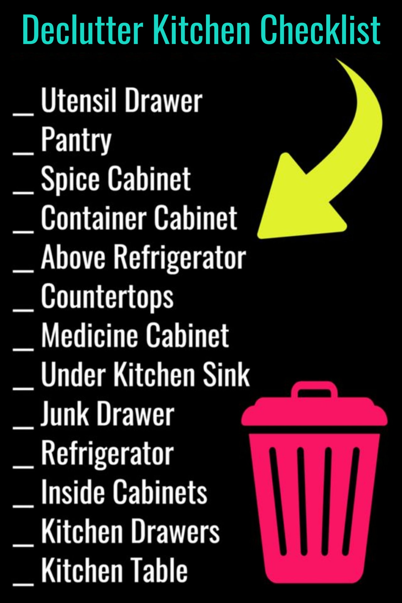 Kitchen clutter solutions to declutter your kitchen fast