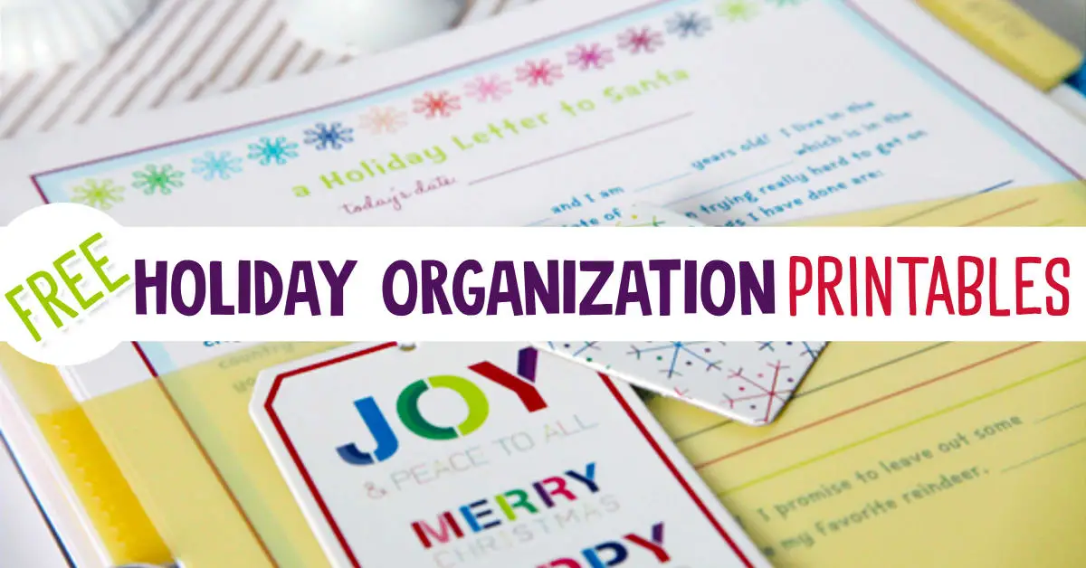 Free-Christmas Planner Printables and Holiday Organizer Printables - Free Christmas and Holiday Organization planners checklists, schedules, trackers and more free Christmas planning printables