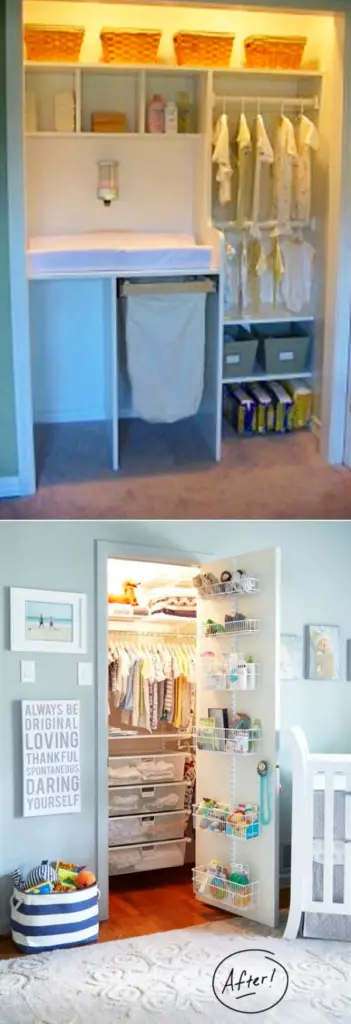 Baby Closet Organization Ideas - How To Organize the Baby Closet - DIY Nursery Closet Organization Ideas