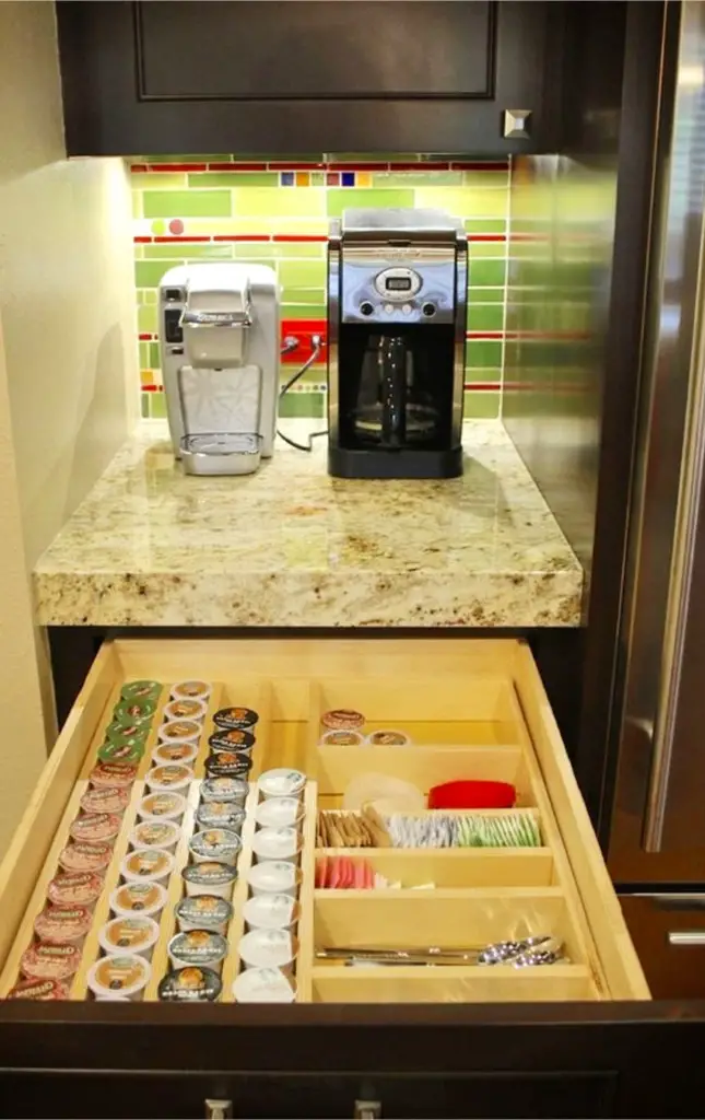 Brilliant coffee area ideas for organizing my kitchen coffee bar