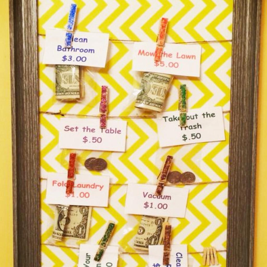 Chore Chart Ideas-Homemade Chore Boards & DIY Chore Charts for Kids