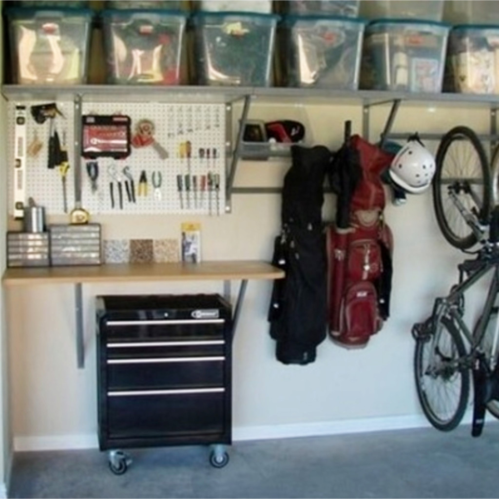 Garage storage ideas DIY #garagestorage #getorganized #garageorganization #organizationideasforthehome #gettingorganized #springcleaning #budgetfriendly #organizingideas