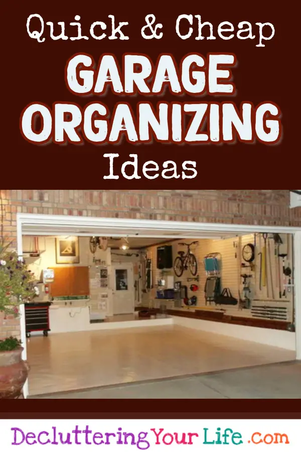 5 Quick and Cheap Garage Organizing Ideas - How To Organize a Garage on a Tight Budget