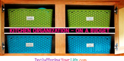 Kitchen Organization on a Budget-Cheap DIY Ideas That Work  -Creative ways to organize your kitchen on a tight budget-these simple & cheap kitchen organization ideas are perfect for even VERY small kitchens...