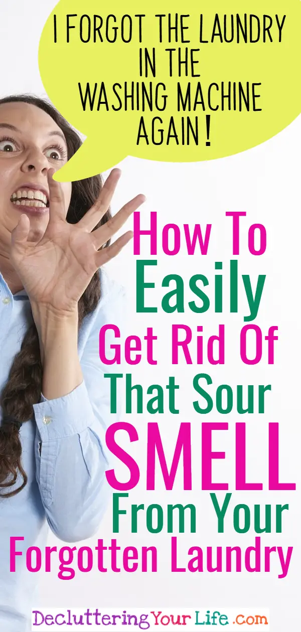 Laundry Smells Like MILDEW? How To Get Sour SMELL Out Of Clothes And Laundry Left In The Washing Machine - the EASY Way.  Here's how I remove that SMELL from clothes left in the washing machine and get rid of that sour, mildew, musty STINK!