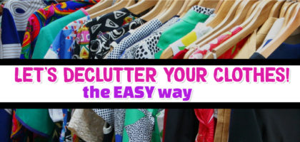 How I Declutter My Clothes and Purge My Closet – Even Though I Am a Closet SLOB