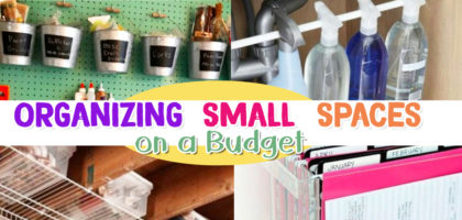 Organizing Small Spaces on a Budget-Cheap DIY Organization Ideas