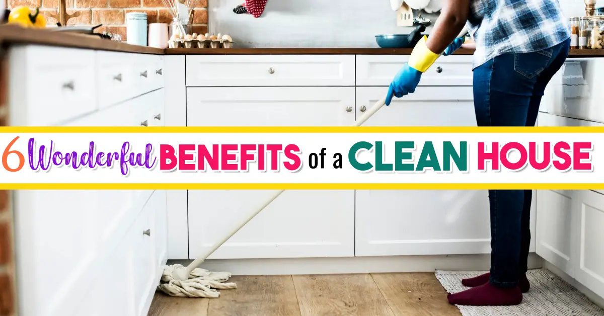 There are many benefits to being clean and organized and having a clean house (especially for your mental health), but there are also these 6 clean home benefits that you may not have realized before.