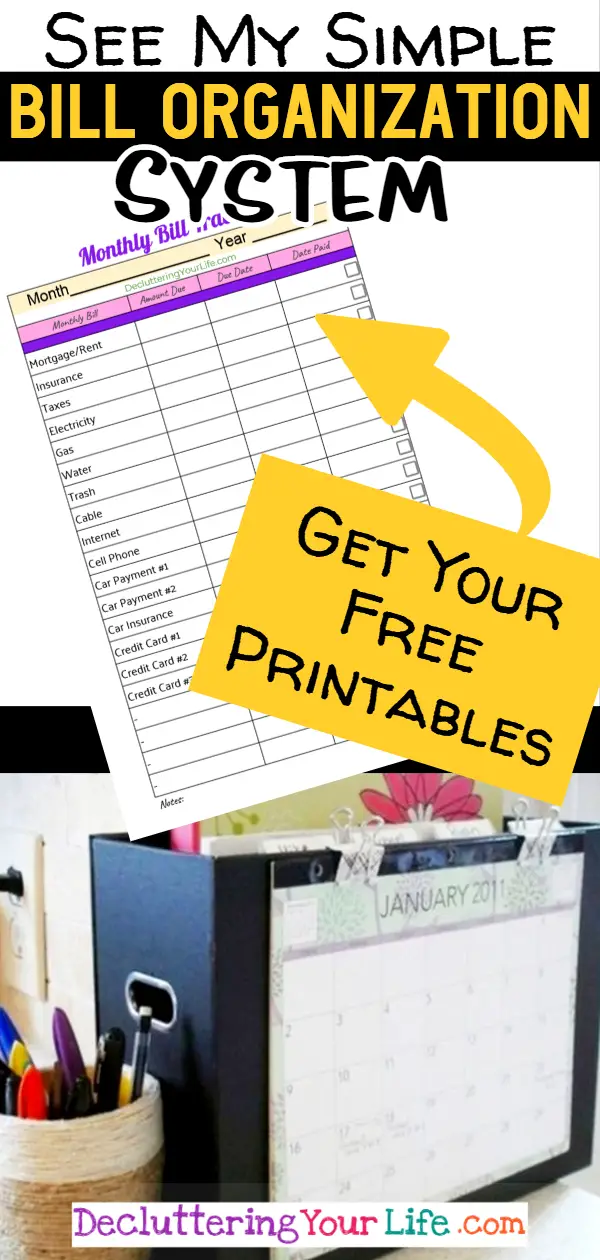 Free bill tracking spreadsheet and family bill tracker.  Keep track of paying bills with this monthly bills list printable worksheet.  This spreadsheet to keep track of bills is the ultimate in simple bill organization printables.  Download and print my bill organizer printables and bill organization forms for keeping track of monthly bills