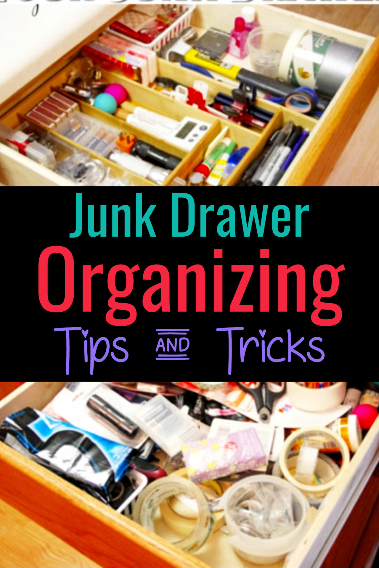 Junk Drawer Organization Tips - Genius Organizing Ideas For ALL Junk ...