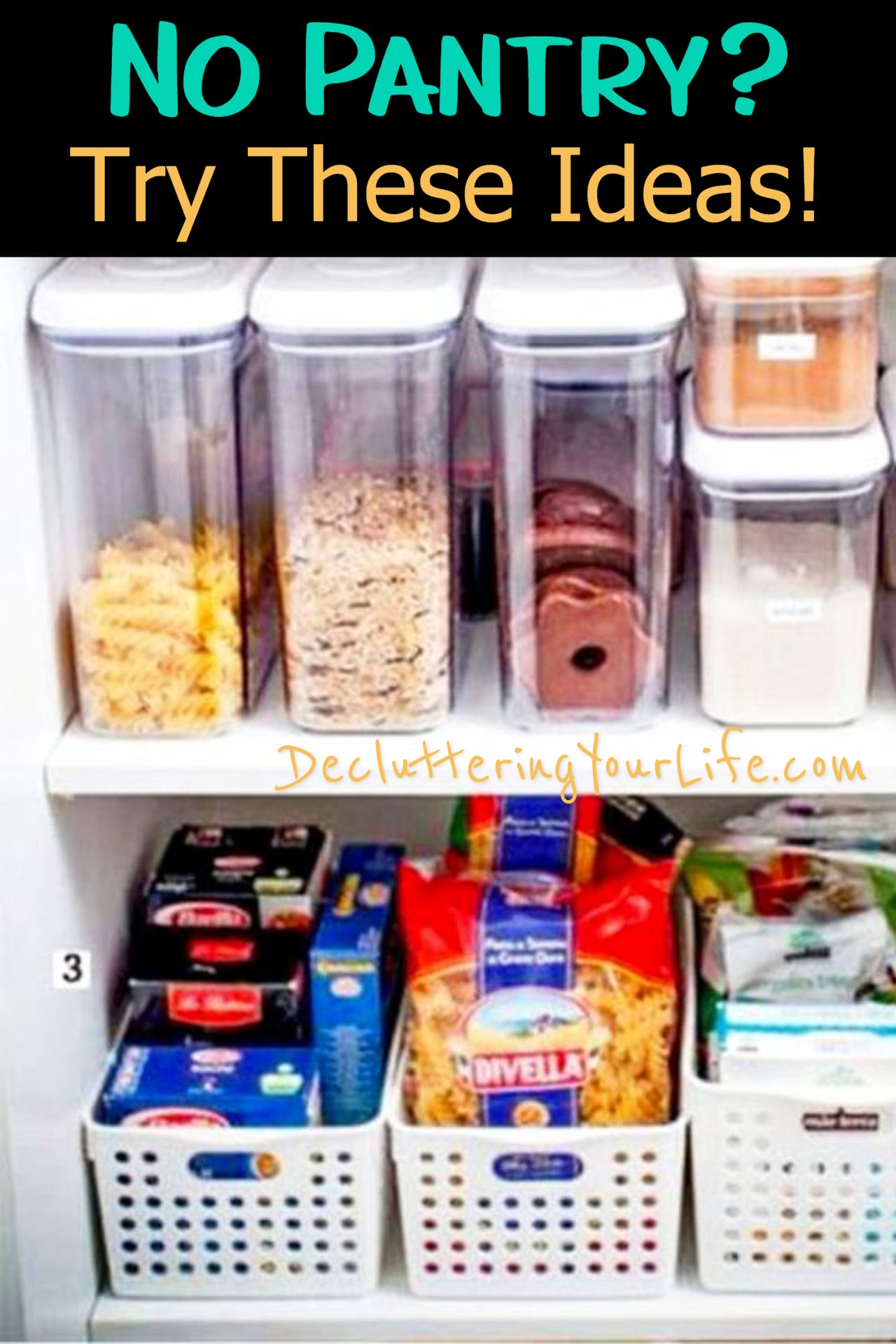 No pantry ideas and storage solutions for kitchens without a pantry