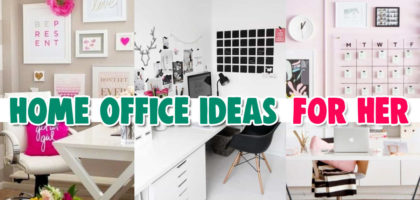 Home Office Ideas for Women on a Budget Who Want an Organized Feminine Workspace At Home