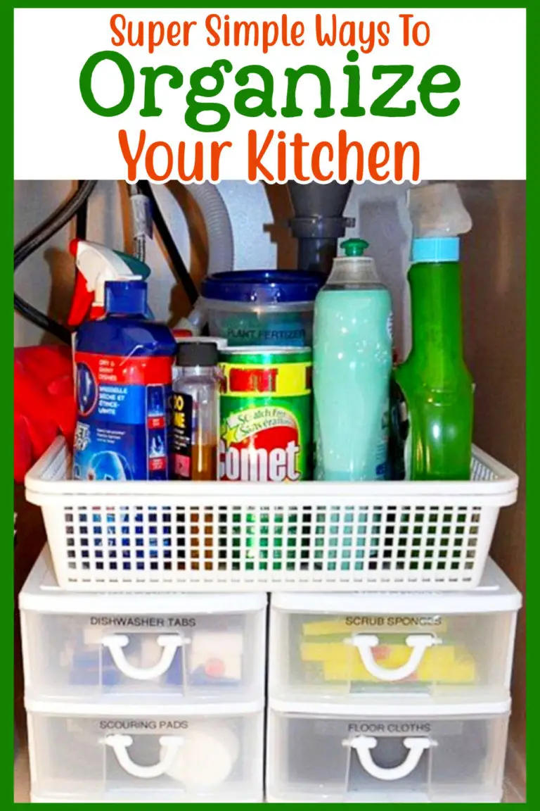 Kitchen Organization on a Budget-Cheap DIY Ideas That Work Even in ...