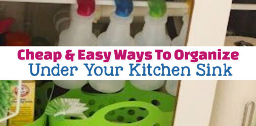Cabinet Organization Ideas: Clever Ways To Organize Under Your Kitchen Sink – Even If You’re on a Budget