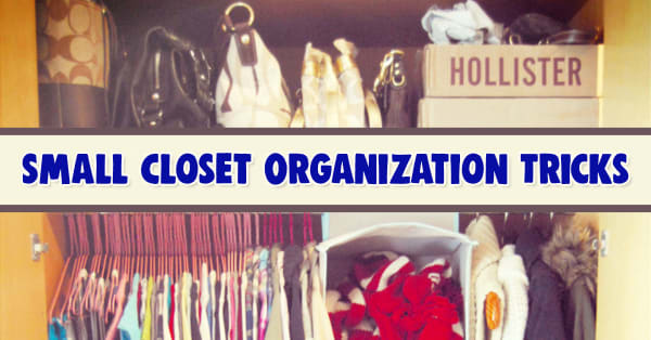 Have a Small Closet At Home, In Your Apartment, Or At College? These Small Closet Organization Hacks and Space Saving Closet Ideas Will Help You Maximize Your Space Without Spending a Ton Of Money