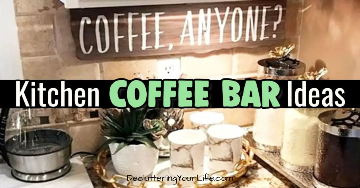 Coffee Bar Ideas_Kitchen Coffee Bar Ideas For Kitchen Counter, a Coffee Nook or any type of coffee area in your kitchen