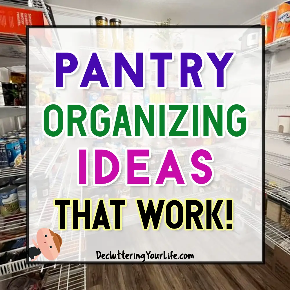 Pantry Organizing Ideas That Work For ANY Odd-Shaped Pantry - whether you have a deep pantry, weird shaped walk-in, corner pantry or narrow pantry, these pantry organizing ideas will help you figure out how to organize it...
