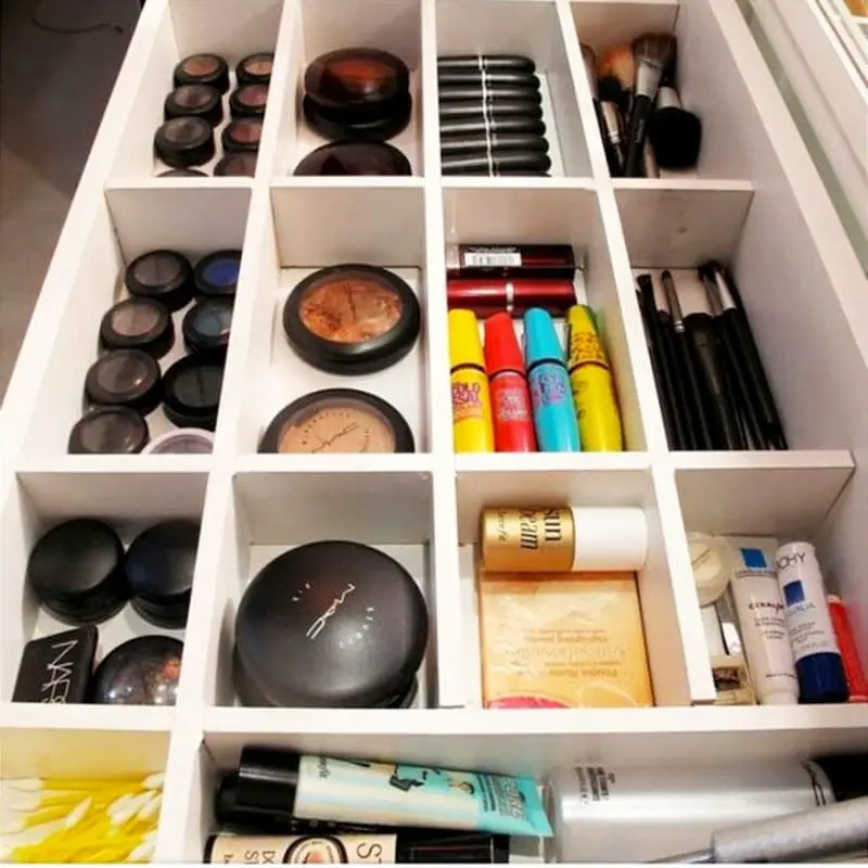Bathroom Storage Ideas For Makeup Drawers in Small Bathrooms