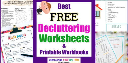 Declutter Plan Of Attack Worksheets-Free Printable Action Plans  - these are the best FREE decluttering action plan worksheets I've found online - and they're SUPER helpful...