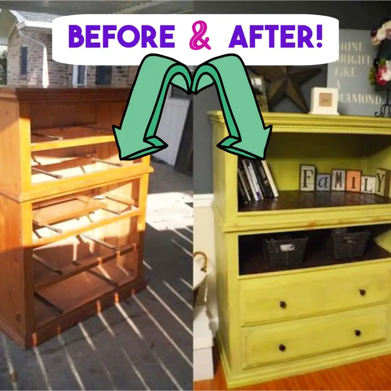 DIY furniture makeover ideas - old dresser restoration inspiration for refurbishing, repurposing or upcycling an old chest of drawers, cabinet or hutch.