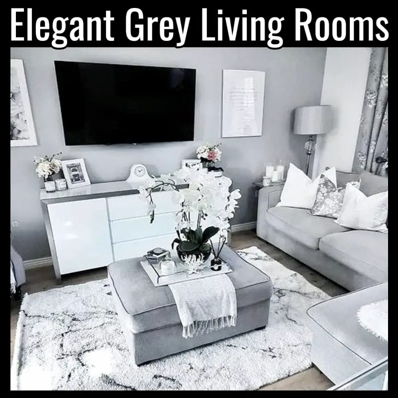Grey and White Living Room Ideas - warm, cosy and elegant! From - Popular Home Decorating Ideas and Trends