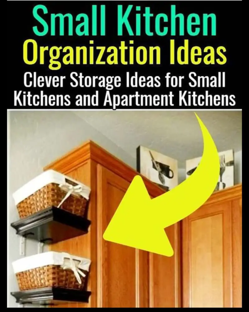 Organizing Clutter in your Kitchen - Have a small kitchen and need clutter storage ideas? These ideas are perfect for apartment kitchens and small houses
