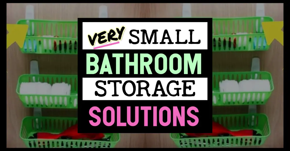 small bathroom storage ideas