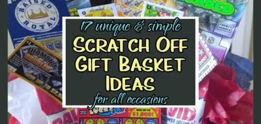 Scratch Off Lottery Ticket Gift Basket Ideas  -creative ways to gift scratch off tickets, DIY lottery ticket gift basket ideas, lottery ticket trees, wreaths and more...